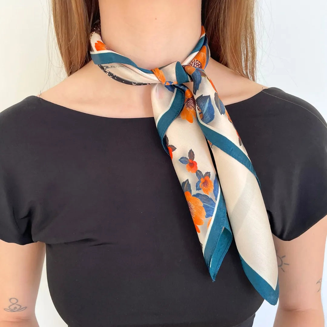 Silke som modeaccessory