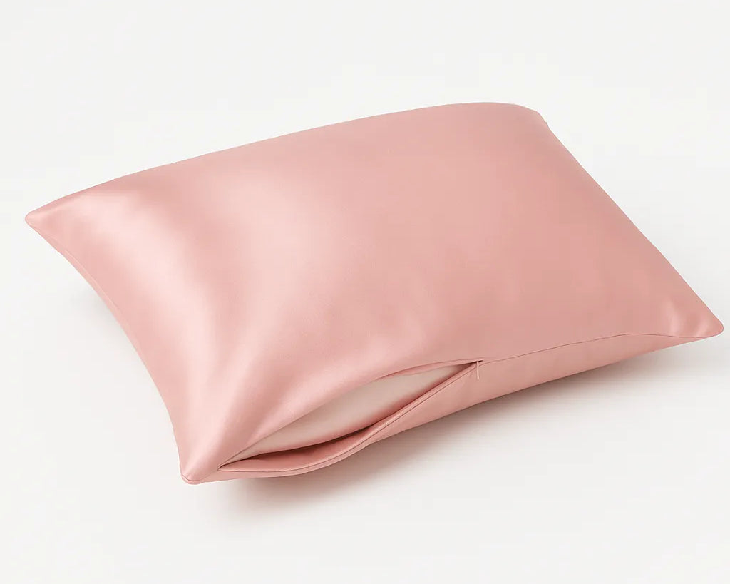 Silkepudebetræk mod uren hud