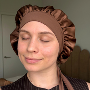 Premium silke hair bonnet